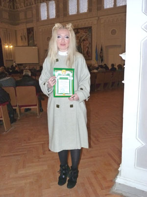 Победитель конкурса НТУУ КПИ Молодий викладач-дослідник Наталия Юдина